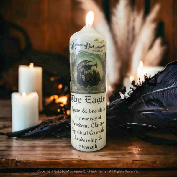 The Eagle Spirit Animal Candle