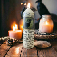 The Raven Spirit Animal Candle