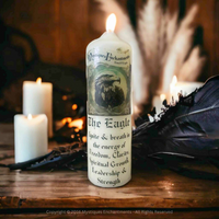 The Eagle Spirit Animal Candle