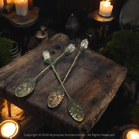 Crystal-Infused Magickal Spoons