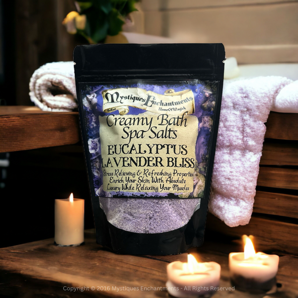 Lavender & Eucalyptus Bliss Creamy Bath Spa Salts 300g