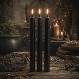 Black Spell Candles 21cm