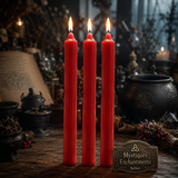 Red Spell Candles 21cm
