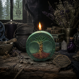 Tree of Life Ritual Candle 8cm