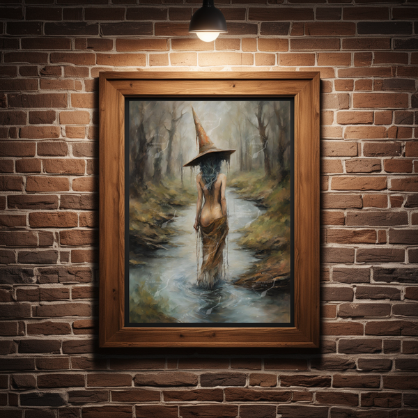 Sorceress of the Stream Art Print