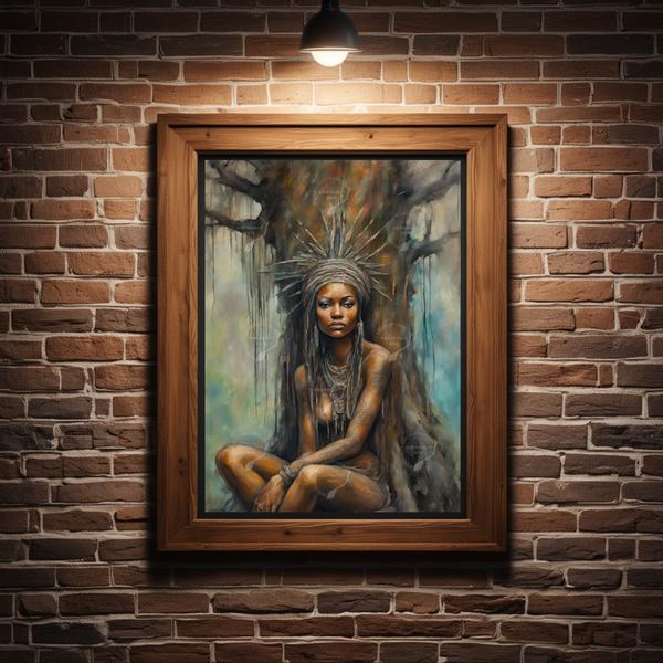 The Voodoo Priestess Art Print