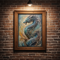Water Dragon Art Print