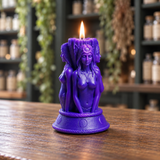 Mother, Maiden & Crone Triple Goddess Candle