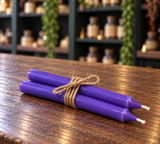 2 x Purple Spell Candles