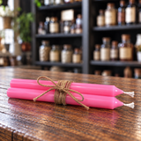 2 x Pink Spell Candles