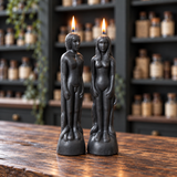 Black Figure Candle 18cm