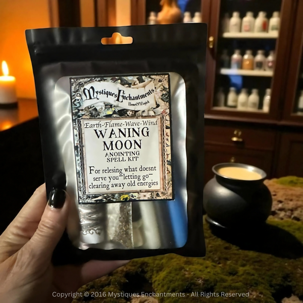 Waning Moon Anointing Oil Spell Kit