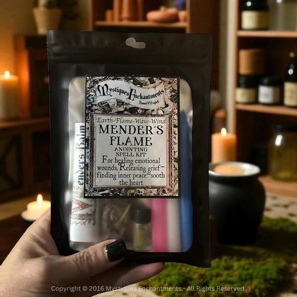 Mender’s Flame Anointing Oil Spell Kit