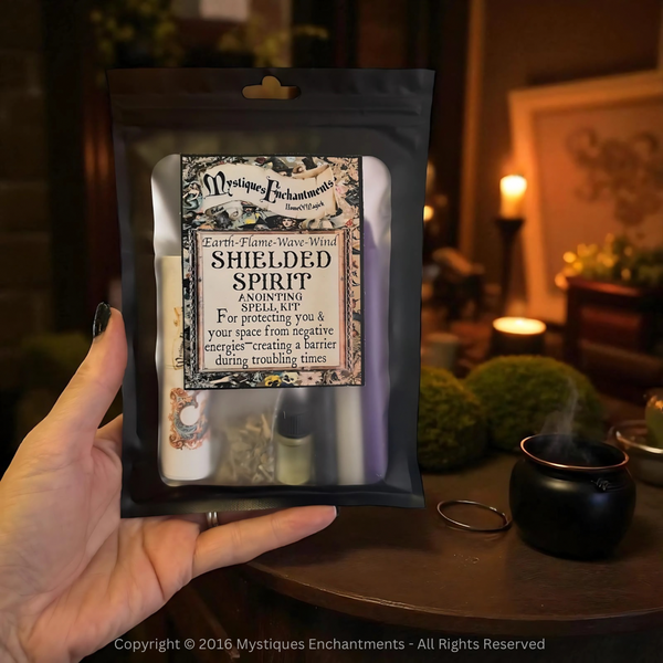 Shielding Spell Anointing Oil Spell Kit