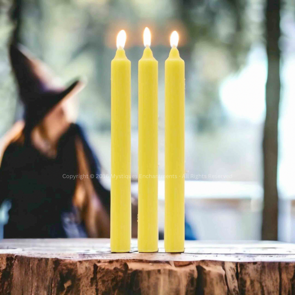 Yellow Spell Candle 21cm