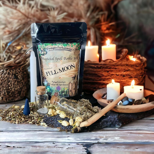 Full moon Spell Bottle Kit
