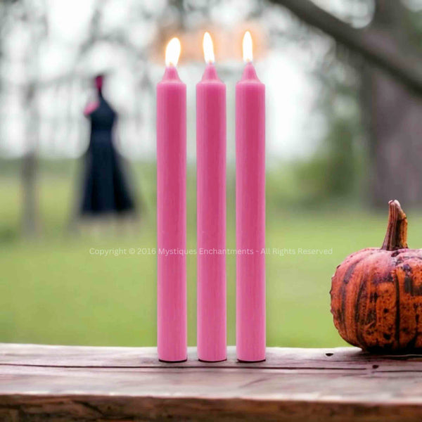 Pink Spell Candle 21cm