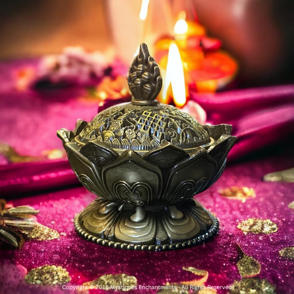 Tibetan Lotus Resin / Loose Incense Burner