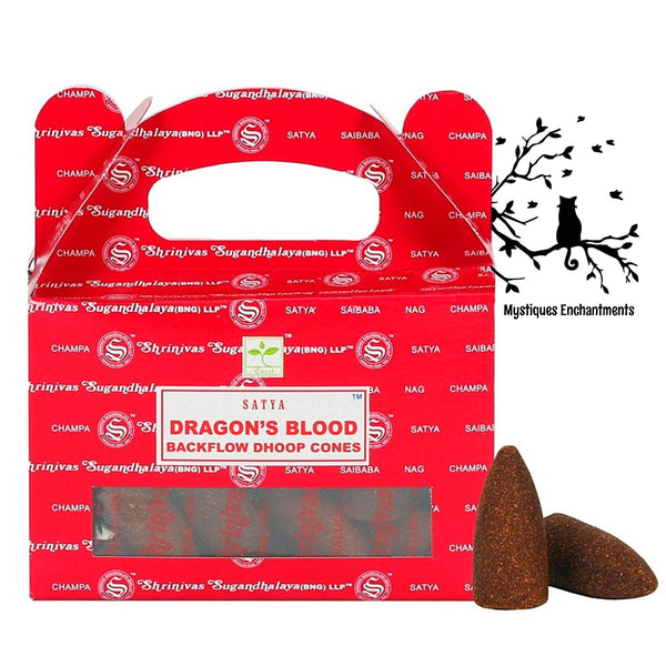 Dragon's Blood Backflow Incense Cones