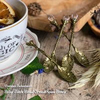 Hedge Witch Ritual Crystal Spoon